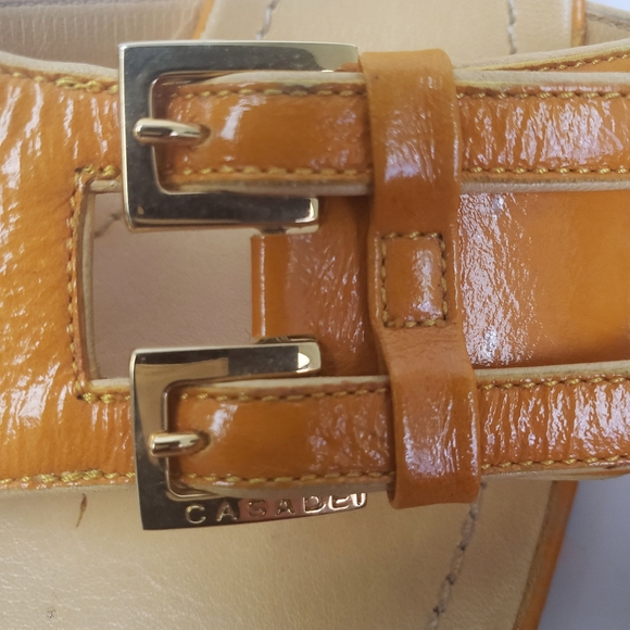 Casadei Womens Open Toe Heel Slide Buckle Sandals - Picture 10 of 13